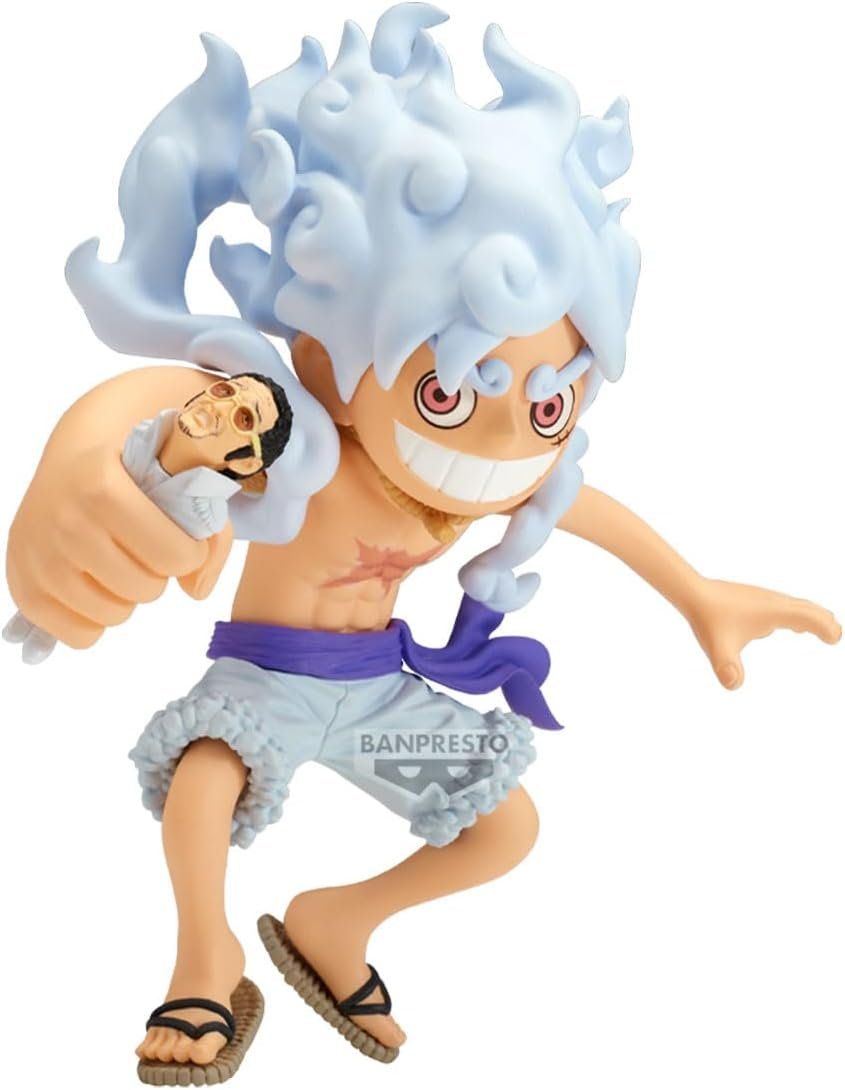 One Piece WCF Mega World Collectable Figure – Monkey D. Luffy Gear 5 VS Borsalino (Kizaru) - Imagen 2